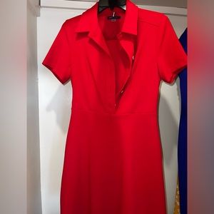 Red collard Tommy Hilfiger Dress